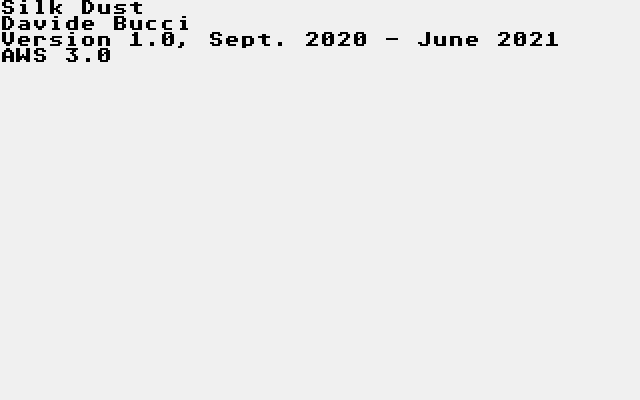Silk Dust atari screenshot
